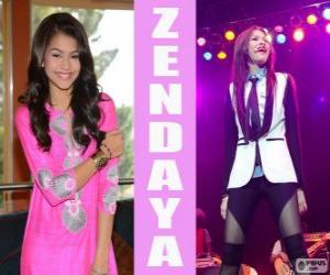 Puzzle Zendaya, μια Αμερικανός τραγουδοποιός και τραγουδιστής